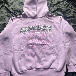 purple spider hoodie size small 100% authentic✅